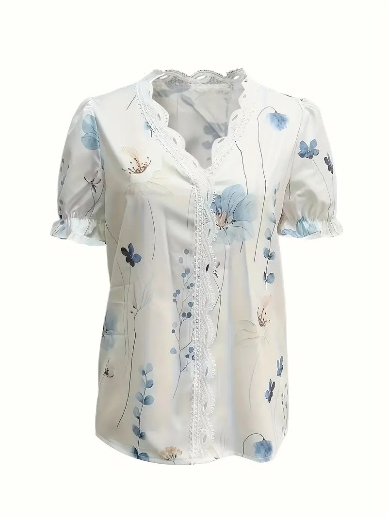 Daisy - luchtige bloemenprint blouse