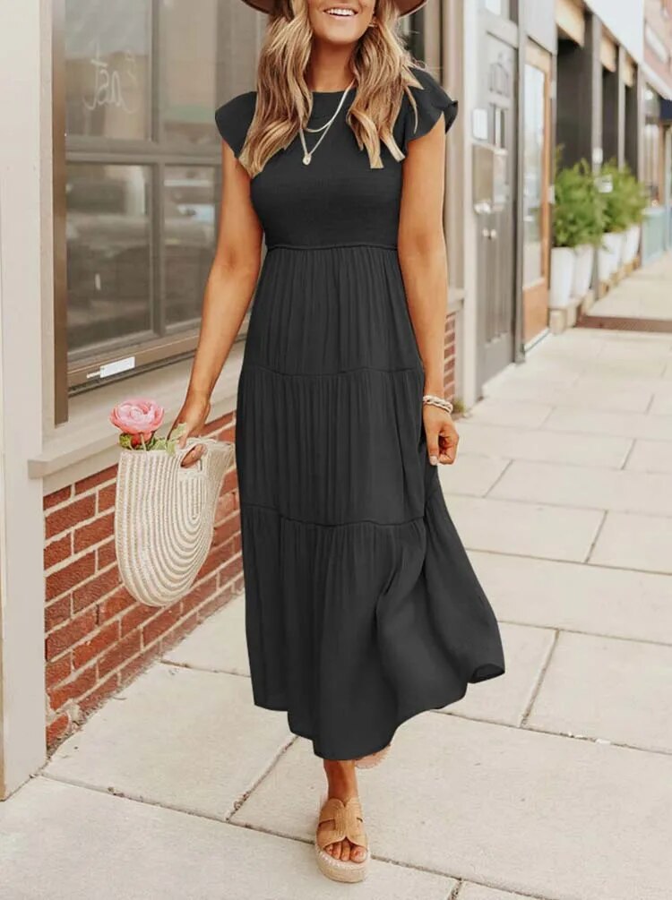 SANDY - COMFORTABELE MAXI JURK