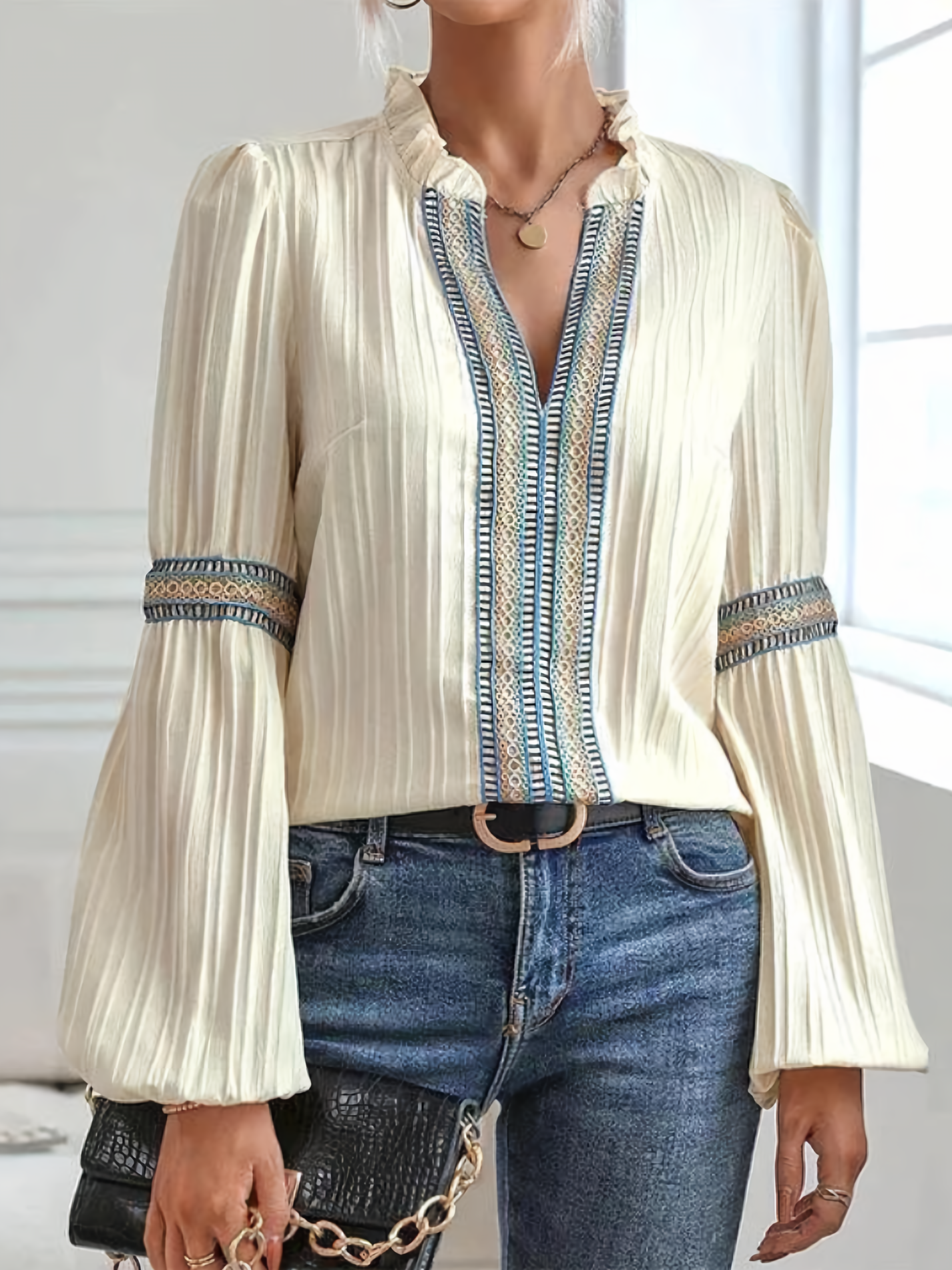 CORA™ | KANTEN BLOUSE