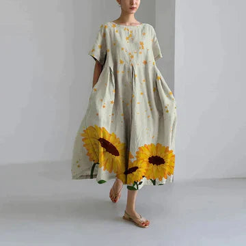 EVY | Elegante Jurk Met Bloemen Print