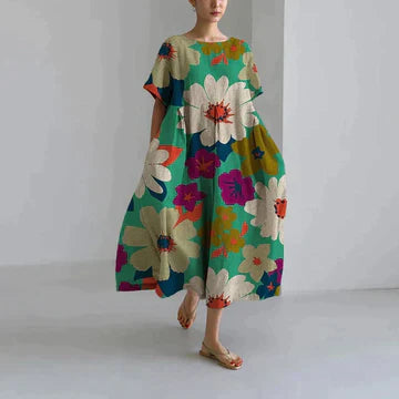 EVY | Elegante Jurk Met Bloemen Print