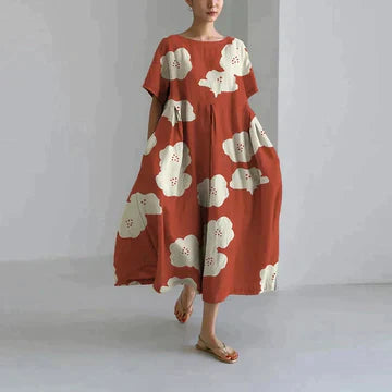 EVY | Elegante Jurk Met Bloemen Print