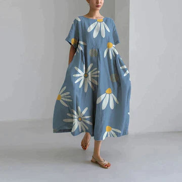 EVY | Elegante Jurk Met Bloemen Print