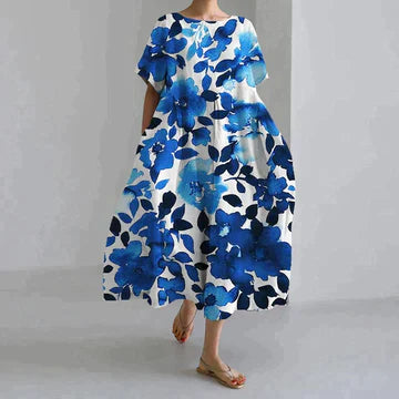 EVY | Elegante Jurk Met Bloemen Print