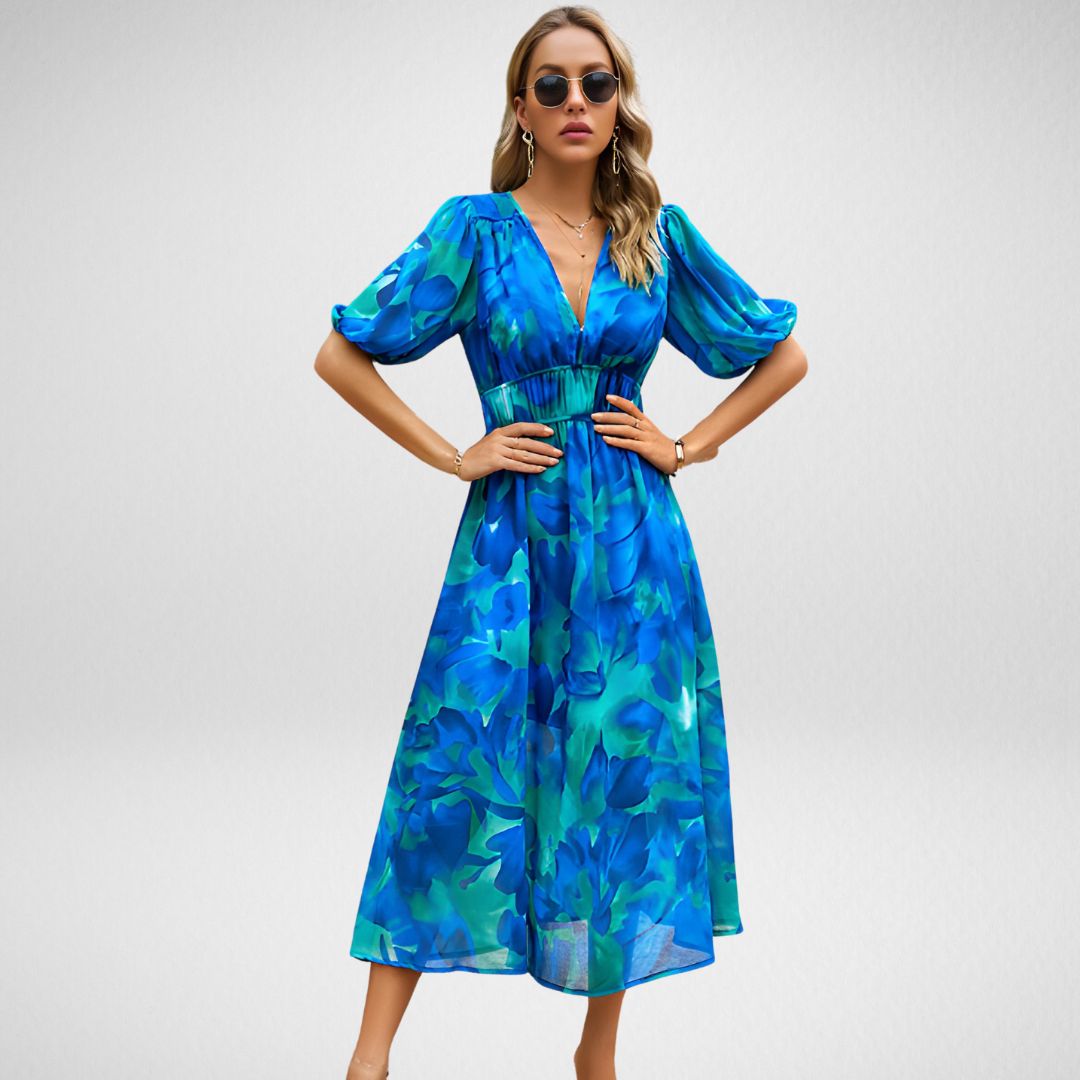 ELENA | CHARMANTE JURK MET V-HALS