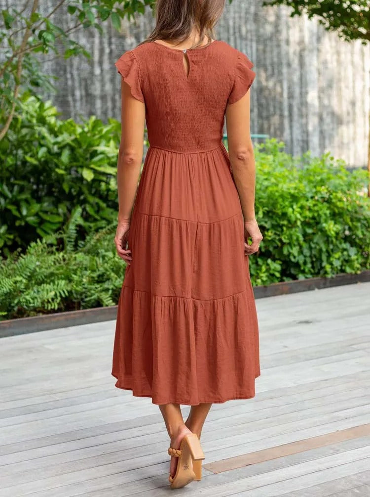SANDY - COMFORTABELE MAXI JURK