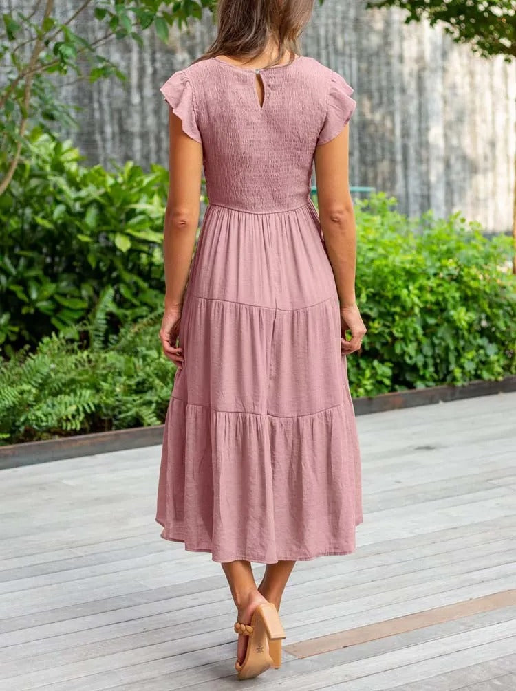SANDY - COMFORTABELE MAXI JURK